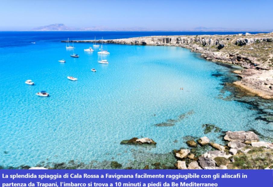 Be Mediterraneo, In Centro Sul Mare - In The Center Beach Front - 80 Mq Trapani Exteriör bild